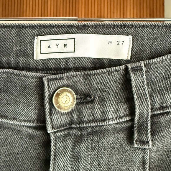 AYR The Beat Jeans Sz 27 Black - Picture 2 of 10